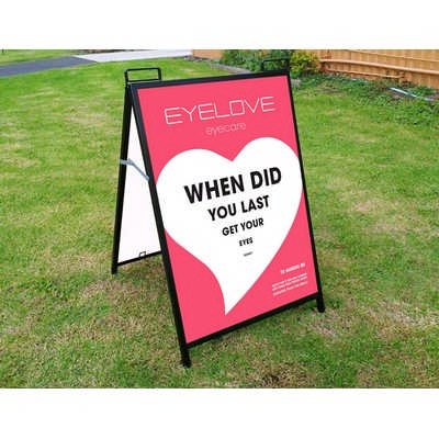 A Frame Sign, 5mm corfulte insert 900x1200mm