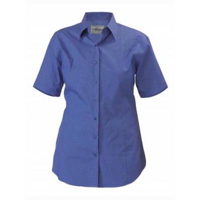 Bisley Womens Cross Dyed Shirt - Short Sleeve (BL1646_BSY) Bisley Womens Cross Dyed Shirt - Short Sleeve