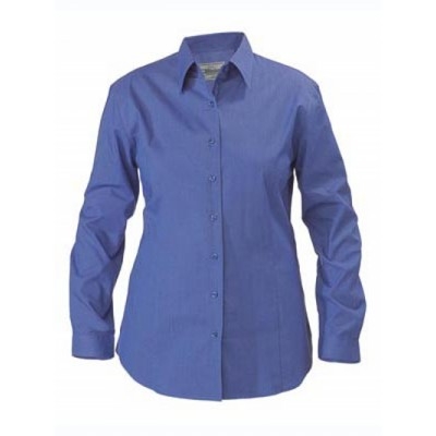Bisley Womens Cross Dyed Shirt - Long Sleeve (BL6646_BSY) Bisley Womens Cross Dyed Shirt - Long Sleeve