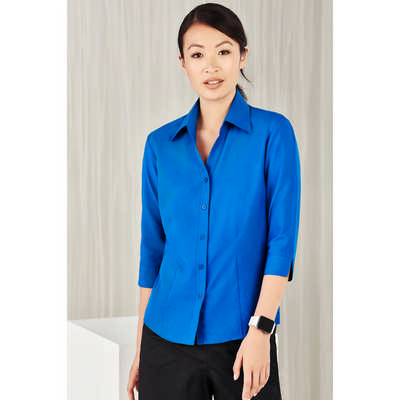Ladies Plain Oasis 3/4 Sleeve Shirt (LB3600_CARE)