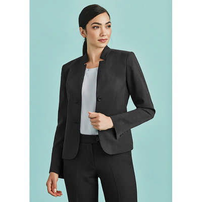 Womens Cool Stretch Short Jacket with Reverse Lapel