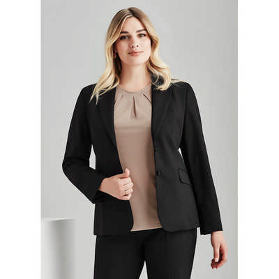 Womens Comfort Wool Stretch Longline Jacket