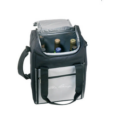 Six Bottle Cooler Bag - Grey/Black