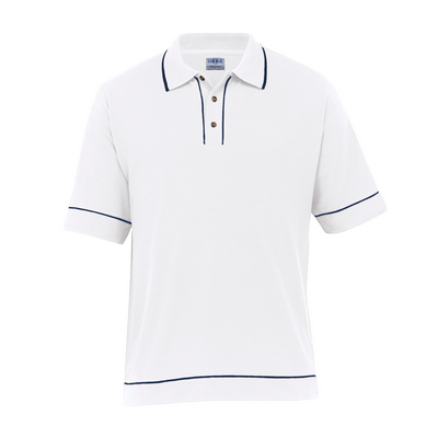 Retro Waffle Polo - Mens