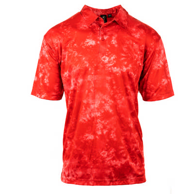 Burnside Apparel Mens Burn Golf Polo - Print - 2XL-3XL