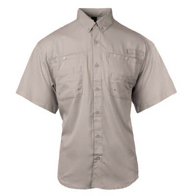 Burnside Apparel Mens S-S Fishing Shirt - S-XL