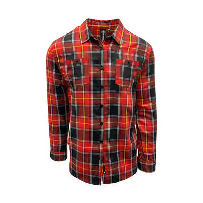 Burnside Apparel Mens L-S Flannel Work Shirt - S-XL