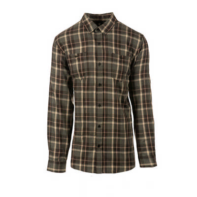 Burnside Apparel Mens L-S Flannel Work Shirt - 2XL-3XL