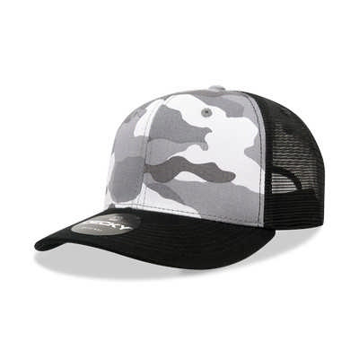 6 Panel Mid Pro Camo Trucker