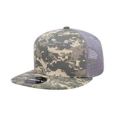 6 Panel High Pro Camo Trucker