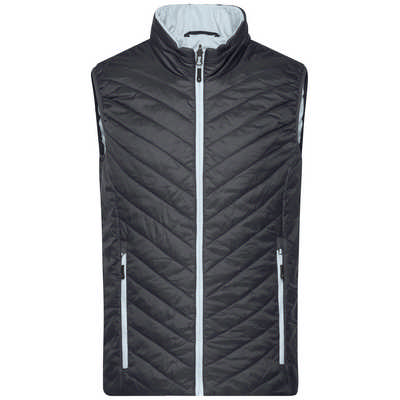 LIGHT REVERSIBLE VEST WITH DUPONT SORONA PADDING (RENEWABLE, ORGANIC RAW MATERIAL)