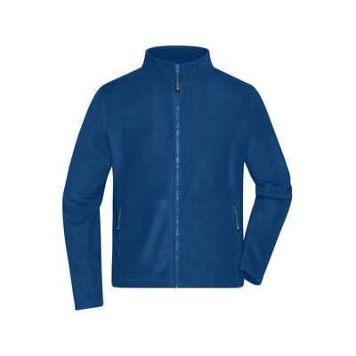 FLEECE JACKET WITH STAND-UP COLLAR IN CLASSIC DESIGN