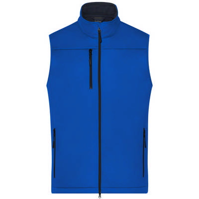 CLASSIC SOFTSHELL VEST IN SPORTY DESIGN MADE OF RECYCLED POLYESTER