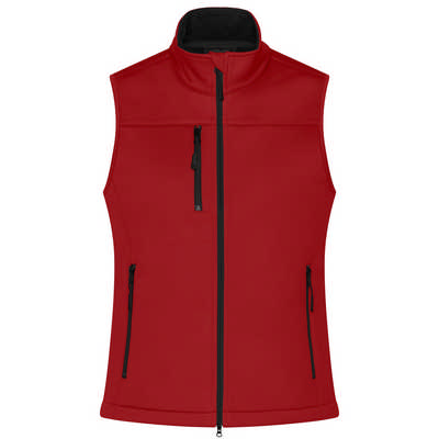 CLASSIC SOFTSHELL VEST IN SPORTY DESIGN MADE OF RECYCLED POLYESTER