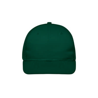 TRENDY 6 PANEL MESH CAP WITH A FLAT PEAK MADE OF POLYCOTTON