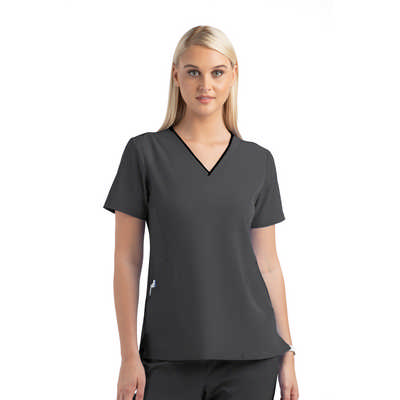 MATRIX IMPULSE - WOMEN'S CURVED V - NECK TOP - 4XL-5XL