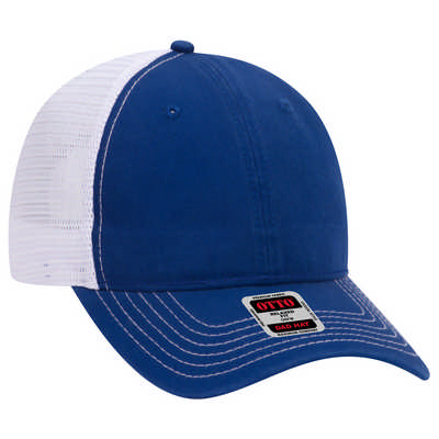 6 PANEL LOW PROFILE MESH BACK TRUCKER DAD CAP