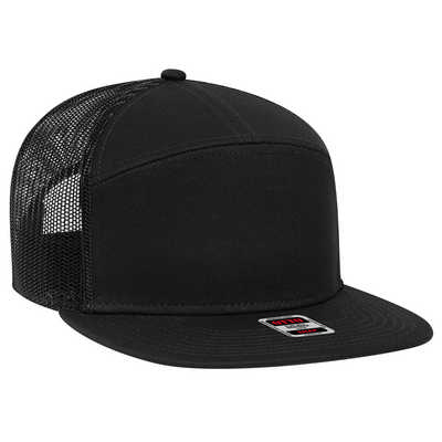 7 PANEL MESH BACK TRUCKER SNAPBACK CAP