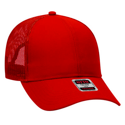 6 PANEL MID PROFILE MESH BACK TRUCKER CAP