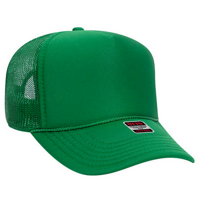 5 PANEL MID PROFILE MESH BACK TRUCKER CAP