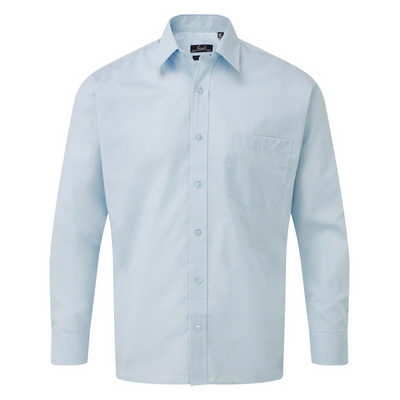 Premier Workwear Long sleeve poplin shirt - 14.5-17.5