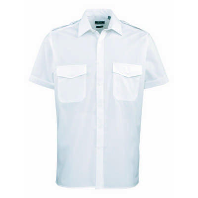 Premier Workwear Short sleeve pilot shirt - 18-19