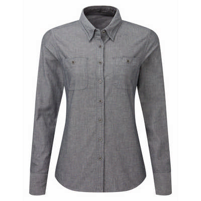 Premier Workwear Womenâ??s chambray shirt