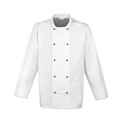 Premier Workwear Chef's jacket studs