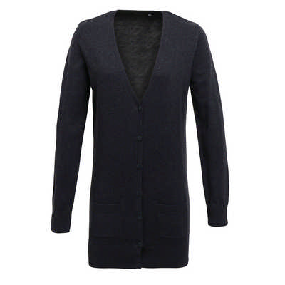 Premier Workwear Women's longline knitted cardigan