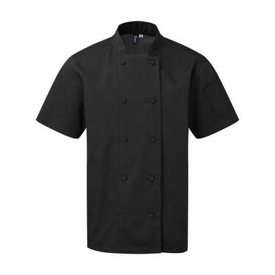 Premier Workwear Chefs coolchecker short sleeve jacket