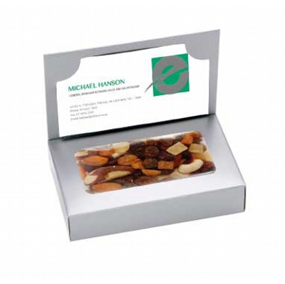 Business Card Box with Fruit n Nut Mix