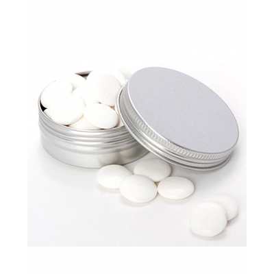 Medium Twist Tin with Flat Mints