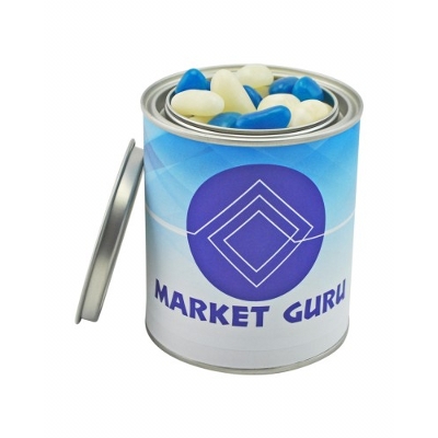 Medium Paint Tin with Jelly Beans (Corporate Colour)