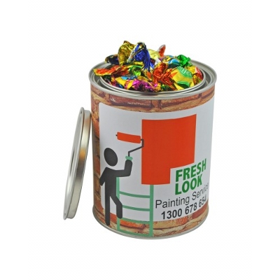 Large Paint Tin with Toffees