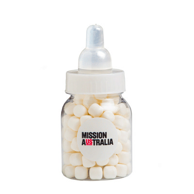 Baby Bottle Filled with Mints 50g