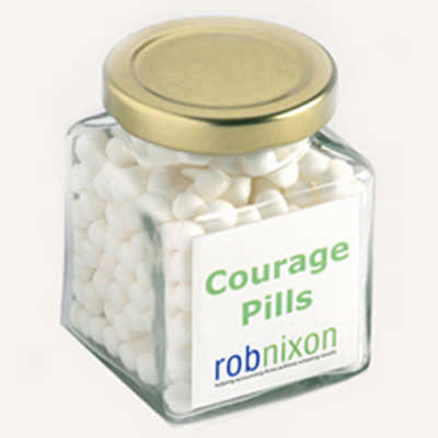 Branded Jar with Sticker