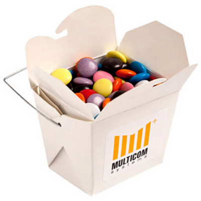 Branded Noodle Box with Sticker