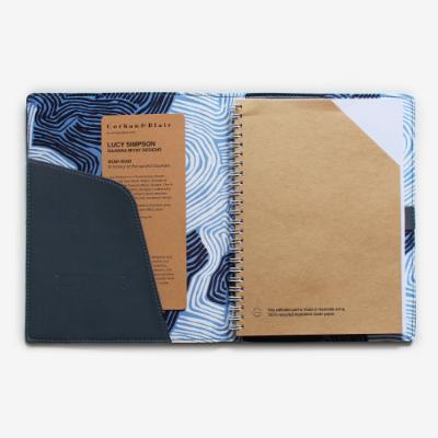 A5 Journal, Wubi Wubi - Lucy Simpson Collaboration - Navy