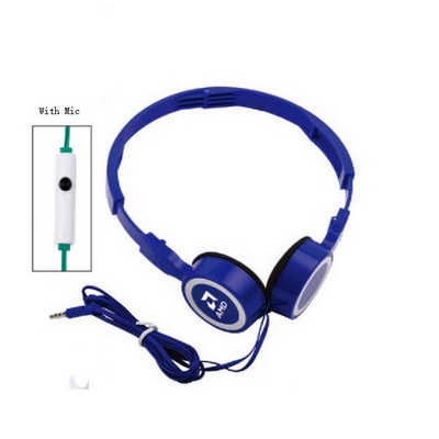 Foldable Headphones with Mic (DS907_DEX) Foldable Headphones with Mic