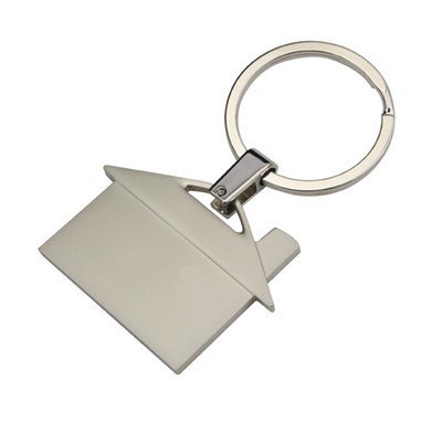 Promotional House Shaped Casa Metal Keychains - Metal Keychains