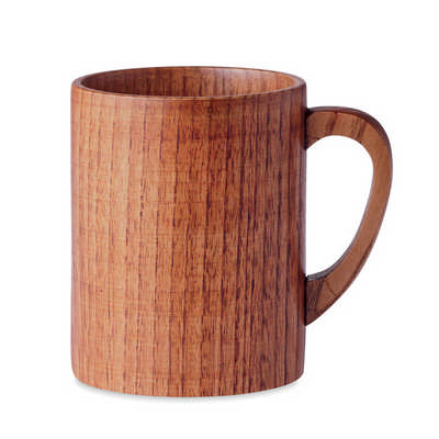 Travis Oak Wooden Mug