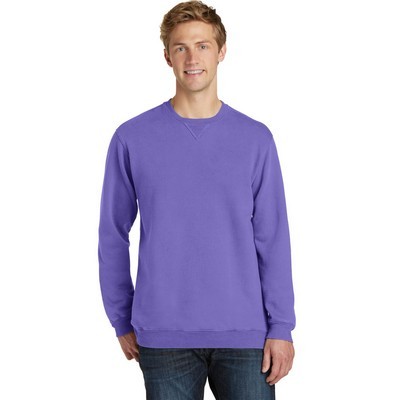Port & Company Pigment-Dyed Crewneck Sweatshirt.: S - XL