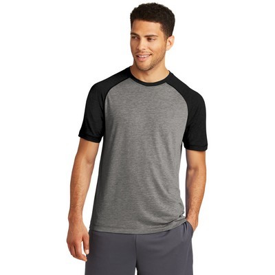 Sport-Tek PosiCharge Tri-Blend Wicking Raglan T