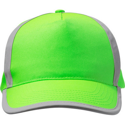 Cap with five panels with reflective lines (7489_EUB)