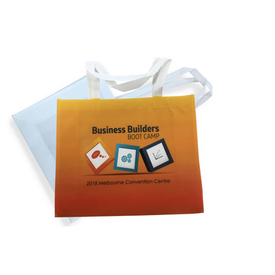 Edge to Edge Sublimated Landscape Non-Woven Tote (NW008FC_EZI) Edge to Edge Sublimated Landscape Non-Woven Tote