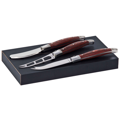 Bordeaux Cheese Knife 3 pcs