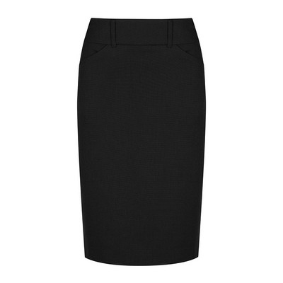Gloweave Womens Washable Pencil Skirt - Black • by Runsmart