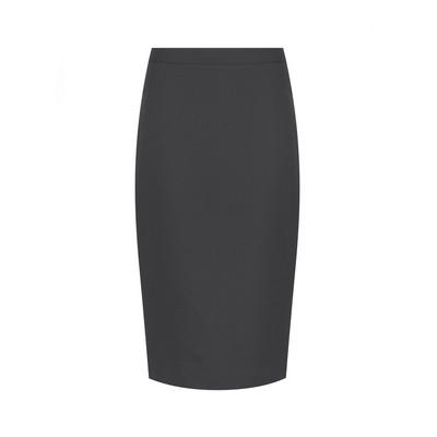 Gloweave Womens Washable Longline Pencil Skirt - Charcoal • by Runsmart
