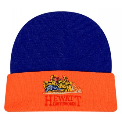 Luminescent Safety Acrylic Beanie - 2 Tone