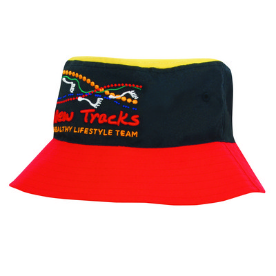 Poly Twill Multi Coloured Bucket Hat